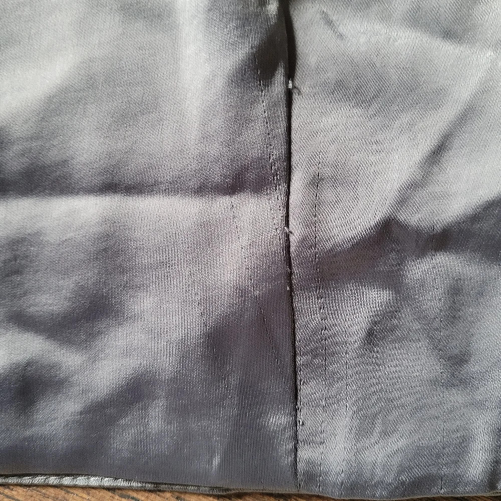 Forever 21 Gunmetal Gray Satin Skirt Size Women's Medium NEW with tag - Picture 10 of 12